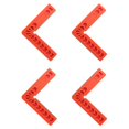 thumbnail image 1 of koolsoo 4Pcs 3/4-inch 90 Degree Positioning Squares Angle Woodworking Carpenter Clamping, 1 of 9
