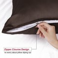 thumbnail image 2 of Unique Bargains Satin Pillowcase Zippered Silky Sateen, 2 of 8