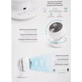 thumbnail image 3 of IRIS Woozoo Globe Multi-Directional 5-Speed Oscillating Fan [2024 Model], Small, White, 3 of 8
