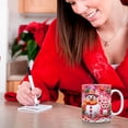 thumbnail image 3 of TIMIFIS Mug Lettering Christmas Mug Inflated Snowman Mug, Santa Mug Press Puffy 15oz 11oz Coffe Kitchen Appliances, 3 of 5