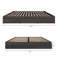 thumbnail image 3 of Nexera 3 Drawer King Size Storage Bed Frame, Bark Gray, 3 of 3
