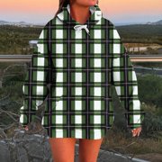 ZMFXJPE Cute Sweat Shirts Fall Fashion Must Haves Womans Hoodie Pullover Hoodies for Women Hoodie Shirt Women Hooded Sweatshirt Women(Army Green,L)