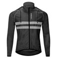 thumbnail image 2 of Amdohai Men Windproof Hooded Cycling Jacket Breathable High Visibility Reflective Bike Bicycle Riding Sports Coat Jacket, 2 of 7