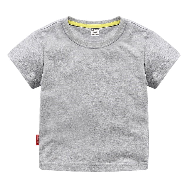 Kcodviy Chandails de Dessous Classiques pour Tout-Petits Garçons et Filles Ajustés Col Ras du Cou T-Shirt Haut à Manches Longues / Coton Doux Multi Muscle pour Garçons Paquet Manches Courtes Basique Thermique Manches Longues Tout-Petits et Enfants