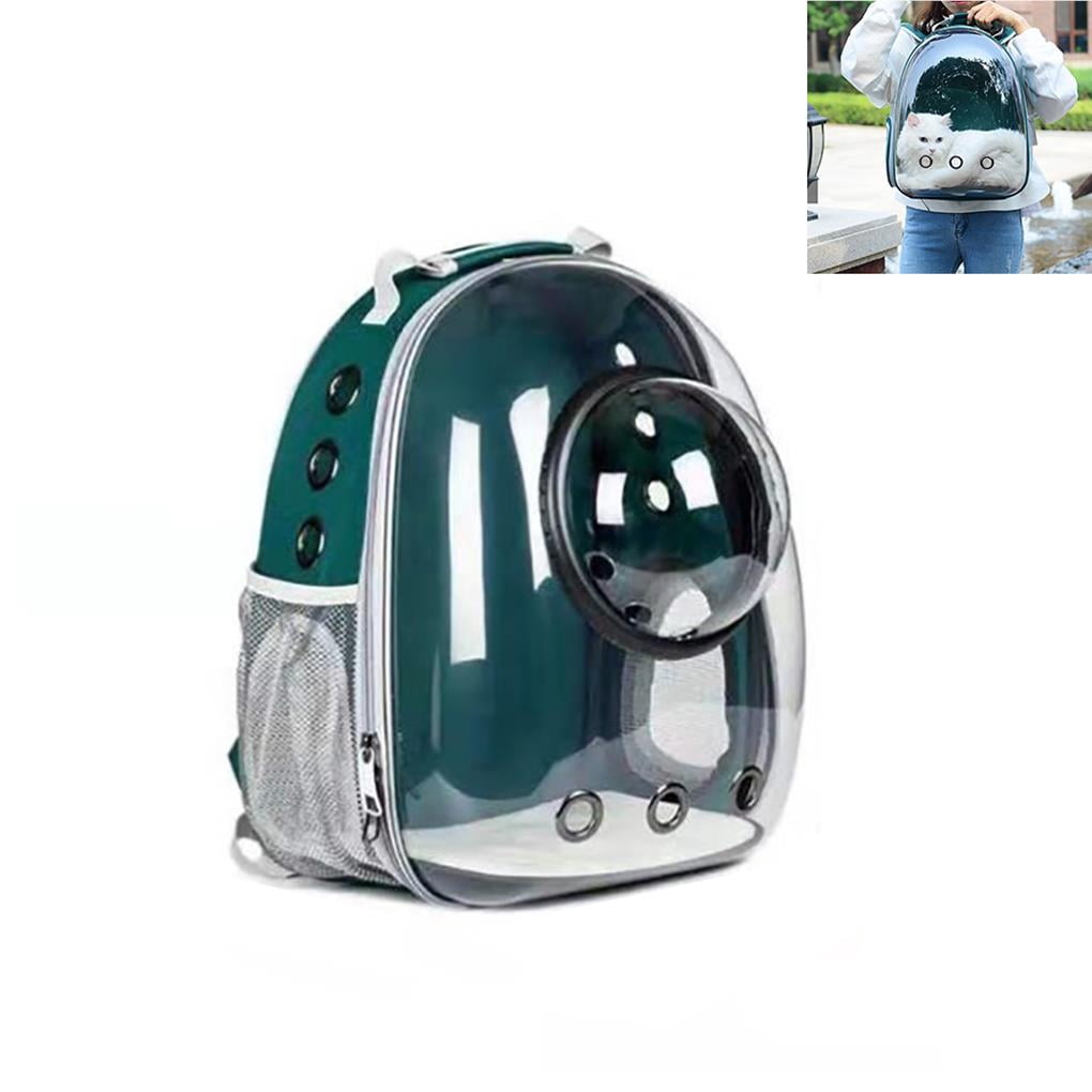 ruzhgo Cat Carrier Backpack Transparent Pet Backpack Carrier Breathable Space Pet Carrier