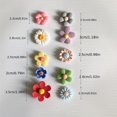 thumbnail image 4 of 10pcs, Fridge Magnets, Mixed Color Fridge Magnets, Kawaii Flower Refrigerator Magnets, Whiteboard Magnets Sticker, Decorative Refrigerator Magnets, Cute Office Kitchen Magnets, Kitchen Utensils, Apart, 4 of 5
