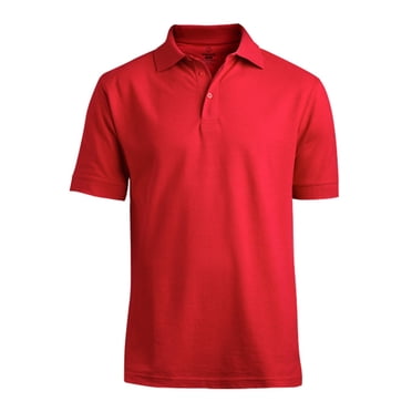 Ed Garments Men's Big And Tall Soft Pique Polo Shirt, RED, XXX-Large