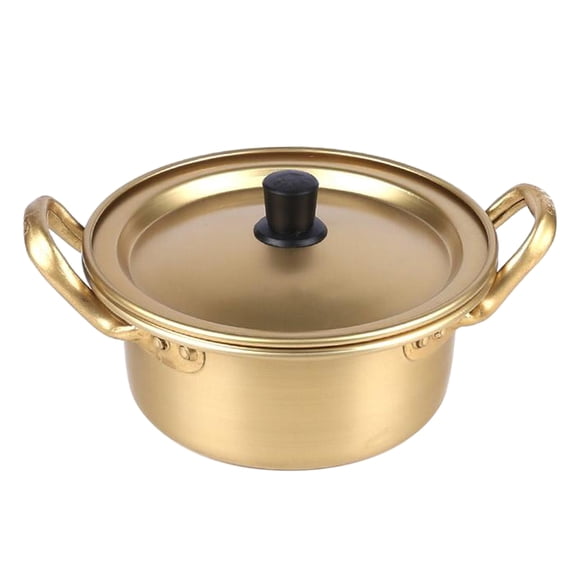 New Korean Aluminum Noodle Ramen Ramyun Pot Hot Milk Soup Pot with Lid, 14cm