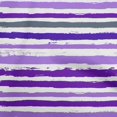 thumbnail image 1 of oneOone Cotton Jersey Purple Fabric Stripes Sewing Craft Projects Fabric Prints By Yard 58 Inch Wide, 1 of 4