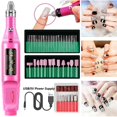 thumbnail image 2 of 48pc Electric Nail Drill, Portable Nail Drills for Acrylic Nails, Toenail Sander for Thick Nails File Kit, Acrylic Nail Kit Set Professional with Everything,Blue, 2 of 6