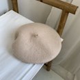 thumbnail image 1 of LinYooLi Breda Hat Female British Retro Autumn And Winter Day Is Wool Painter Hat Ladies Beilei Hat Versatile Korean Version, 1 of 9