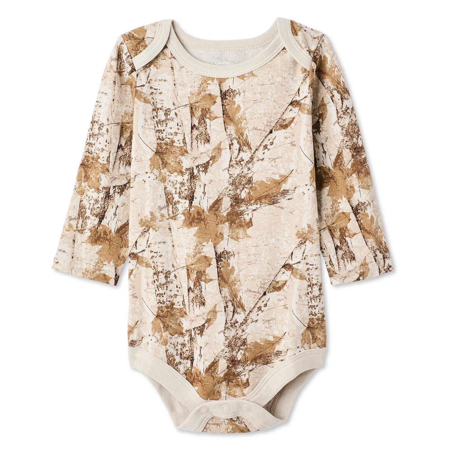 George Baby Boys' Long-Sleeve Printed Bodysuit