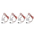 thumbnail image 1 of 4X Red-Black Cable DC 12V EL Wire Neon Glow Strip Light Driver Unit Inverter, 1 of 4