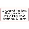 thumbnail image 1 of The Person My Horse Thinks I Am Plate, 1 of 1