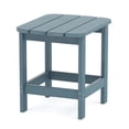 thumbnail image 1 of Tanfly Teal Side Table 100% Weather-Resistant Polycarbonate, UV Protected, Indoor & Outdoor Use, 1 of 3