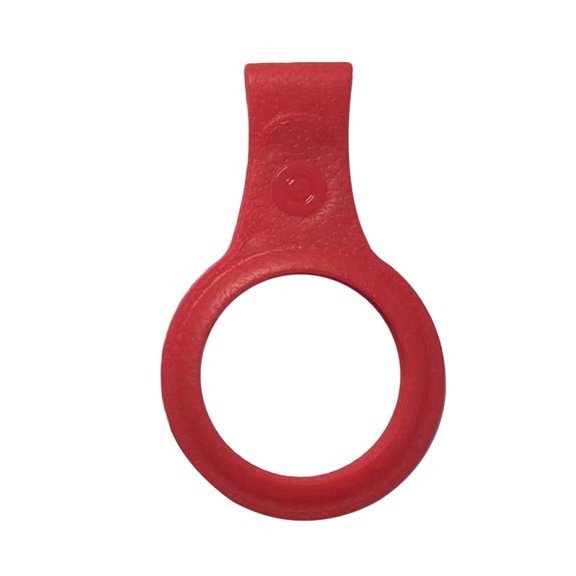Étui de Traqueur Anti-Perte, Housse de Localisateur en TPU, Protecteur Portable, Porte-Clés de Remplacement pour Airtags, Orange