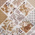 thumbnail image 1 of oneOone Polyester Spandex Brown Fabric Florals Craft Projects Decor Fabric Printed By The Yard 56 Inch Wide, 1 of 4