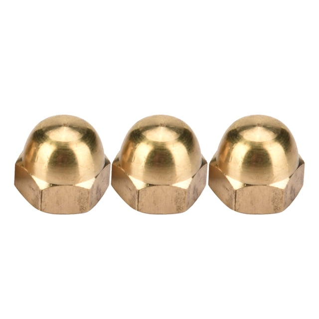 Acorn Hex Nut,Brass Acorn Nut Kit Dome Cap Nut Brass Acorn Nut Streamlined Design
