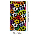 thumbnail image 3 of tumgatte Microfiber Beach Towel Super Lightweight Colorful Bath Towel Sandproof Beach Blanket Multi-Purpose Towel For Travel Swimming Pool 30x60 Inch Clearance, 3 of 3