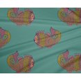 thumbnail image 4 of oneOone Tissu Polyester Lycra Poisson à Blocs Imprimés 1 Yard 56 Pouces de Large, 4 of 4