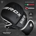 thumbnail image 2 of RDX Gants de Boxe MMA Grappling Muay Thaï Sparring Kickboxing KARA Blanc Mat, G/TG, 2 of 8
