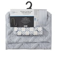 thumbnail image 4 of Mainstays Ensemble d'accessoires de Bain Rylee Diamond de 15 Pièces, Bleu/Blanc, 4 of 7