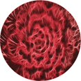 thumbnail image 1 of Ahgly Company Tapis d'Intérieur Lavable en Machine Carré Rouge Tomate, 3 Pieds Carré, 1 of 7