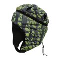 thumbnail image 1 of Almencla Chapeau de Gardien de But EVA Rugby Soccer Protection Tête Vert, 1 of 8