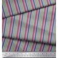 thumbnail image 2 of Soimoi polyester Crepe Fabric Vertical Stripe Print Fabric by Yard 52 Inch Wide, 2 of 5