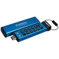 thumbnail image 4 of Kingston Ironkey Keypad 200 USB-C 256GB Encrypted Flash Drive | OS Independent | FIPS 140-3 Level 3 | XTS-AES 256-bit | BadUSB and Brute Force Protection | Multi-Pin Option | IKKP200C/256GB, 4 of 5