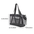 thumbnail image 3 of Heliisoer PVC Breathable Mesh Panoramic Pet Cats Bag Single Shoulder Bag Foldable And Washable Carrying Bag When Going Out, 3 of 8