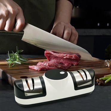 Apmemiss Clearance Electric Knife Sharpener 5-in-1 Knife Sharpener with 3 Speed Setting Rechargeable Diamond Knife Sharpener with Screen Display for Rough and Fine Knife Sharpener