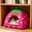 Pink#4, variant on Guinea Pig Hideout House with Washable Removable Cover - Warm Cozy Small Animal House for Guinea Pigs, Pygmy Rabbits, Chinchillas, Ferrets - Portable Indoor Pet Cave Bed with Fleece Mat