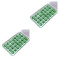 thumbnail image 1 of Decodeary 28pack/lot Educational And Realistic Detail Static Grasses Flower Tufts For Model Builders Wide Lily white 2Set, 1 of 6