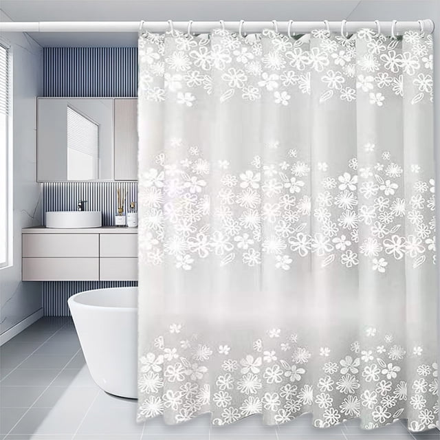 Modern Shower Curtain Liner 70.87x70. Inches Unisex Water Repellent Polyester Wash Bathroom
