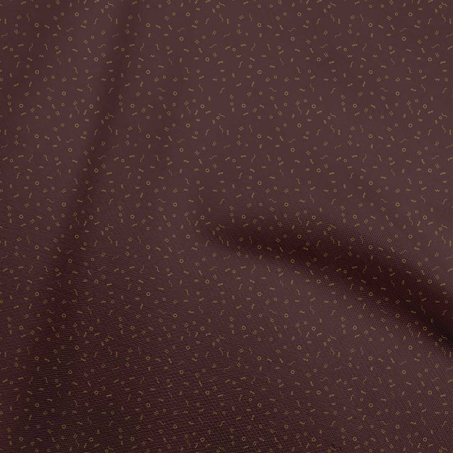 oneOone Cotton Poplin Chocolate Brown Fabric Abstract Craft Projects Decor Fabric Printed By The Yard 56 Inch Wide