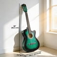 thumbnail image 3 of Soozier 38 Inch Full Size Classical Acoustic Electric Guitar, 3 of 9