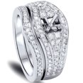 thumbnail image 1 of Ensemble de Montage de Fiançailles Diamant 1/2ct Or Blanc 14K, 1 of 4