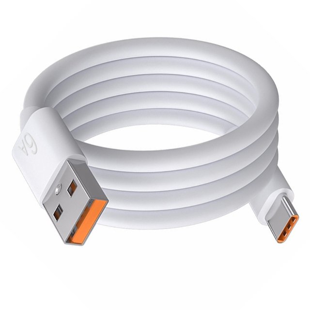 Fast Charging Cable Flexible Type C Cable Type C To USB A Charging Cable And Data Cable 40Mbps Speed Mobile Accessory