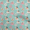 thumbnail image 1 of oneOone Polyester Spandex Light Mint Green Fabric Kawai Sewing Craft Projects Fabric Prints By Yard 56 Inch Wide, 1 of 5