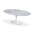 thumbnail image 3 of Plata Décor Import Inc Oval Marble Dining Table for Kitchen, Dining Room & Modern Condo Spaces, 3 of 3