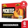thumbnail image 2 of McCain Pockets® Cheeseburger, 6 pack, Made in Canada from Domestic and Imported Ingredients, 6 x 90g, 2 of 9