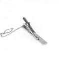 thumbnail image 4 of Wweixi 1pc Men Metal Silver Tone Simple Necktie Tie Bar Clasp Clip Clamp Pin, 4 of 5