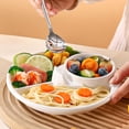 thumbnail image 4 of Birdeem Portion Control Plate,5 Compartment Divided Plate for Healthy Eating and Meal Prep,Bento Style Lunch Plate with Sections for Food Separation,Dishwasher Safe Dinner Plate for Adults & Family, 4 of 7
