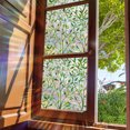 thumbnail image 4 of Glass Window Stickers | Sunshine Colorful Leaf Design | Removable Cling Film for Home Decor | Easy Peel & Stick | Decorative Privacy Film for Living Room Bedroom | 1 Pack | Modern Home Decoration, 4 of 5