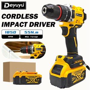 20V Brushless Cordless Drill Driver Compact Electric Power Tool (Bare Tool Only)
