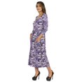 thumbnail image 3 of Phagun Robe Midi d'Été pour Femme Décontractée Ample avec Poches Robe à Encolure Dégagée Robes, 3 of 7