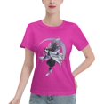 thumbnail image 1 of T-Shirt Basique à Manches Courtes pour Femmes Demon Slayer Ninja Papillon, 1 of 6