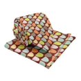 thumbnail image 2 of Soimoi Velvet Fabric Semi Circle Geometric Print Fabric by the Yard 58 Inch Wide, 2 of 5