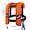 B, variant on Manual Inflatable Life Vest for Fishing and Water Sports High-Visibility, Comfortable Fit with Pull-Cord Activation for Outdoor Safety